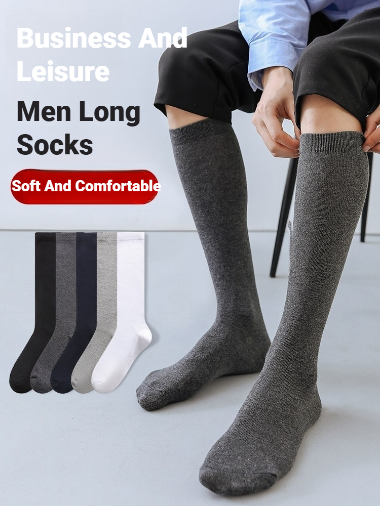 Sock Garter Men - 1 par de meias masculinas de