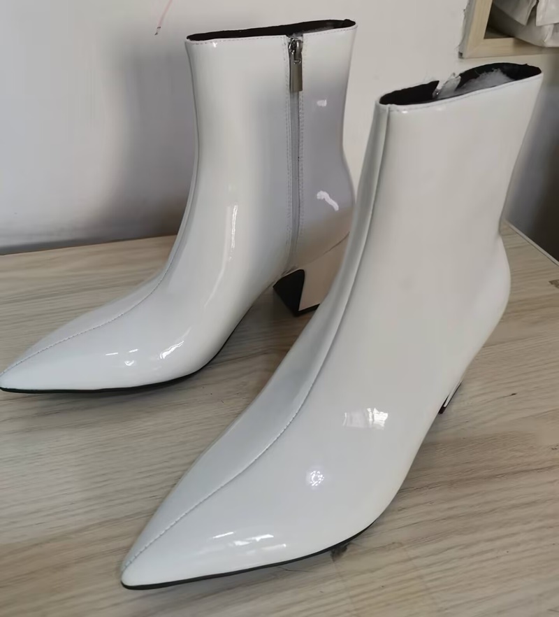 Men Formal Wear With Boots - Novas Botas Brancas da Moda para